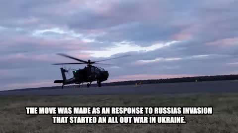 🔴 Ukraine War - U.S. AH64 Apache Attack Helicopters Deployed To Poland As Respo