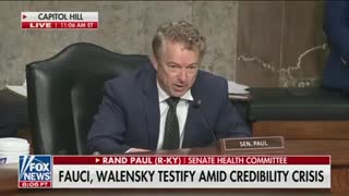 Rand Paul CONFRONTS Dr. Fauci for Intimidating Critical Colleagues