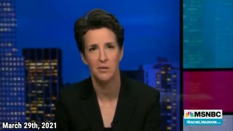 This didn't age well for MSNBC Rachel Maddow