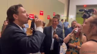 awkward moment for ron desantis