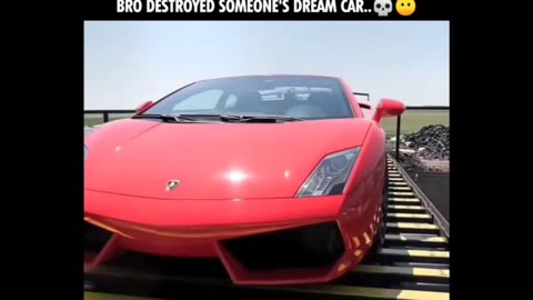 Mr beasts destroy luxury car for fun