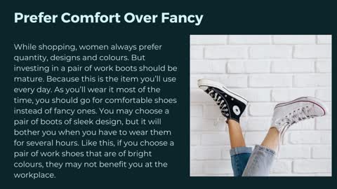 Tips For Buying right Women’s Work Boots