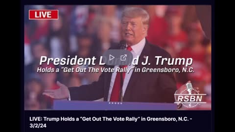 LIVE: Trump Holds a “Get Out The Vote Rally” in Greensboro, N.C.