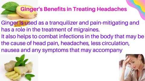 Ginger's Benefits in Treating Headaches