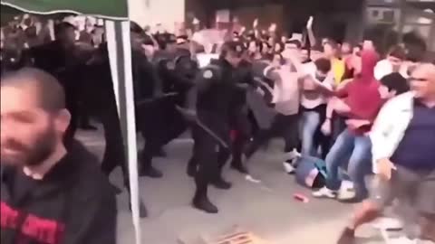 Police In Spain During Election 🤔