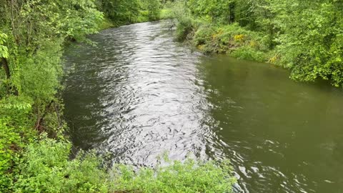 River Running High-Snoqualmie River near North Bend, WA