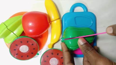 How To Cutting Plastic Fruits And Vegetables | Fruit Cutting | Satisfying Video | Toys ASMR