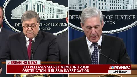 DOJ Memo Released On Trump Obstruction In Mueller Probe