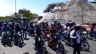 Protesta de motos