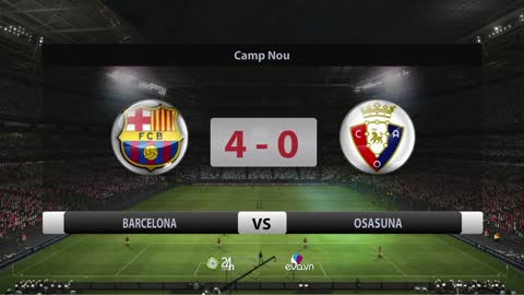 Barcelona - Osasuna football video: "Double" shines, collapses after 27 minutes (Round 28 La Liga)