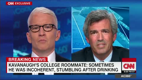 College roommate gives bizarre double-speak account of 'agressive' Kavanaugh.