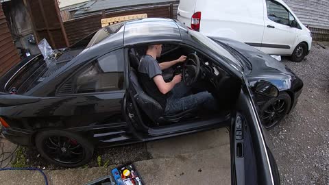 Nick popped over today to hand with power drain issue on mr2