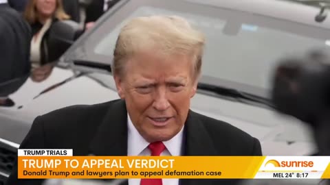 Donald Trump vows to appeal the verdict of defamation case