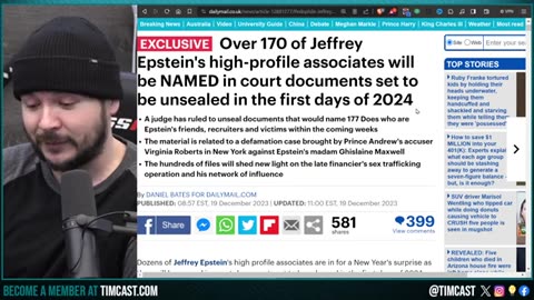 Jeffrey Epstein Associates TO BE NAMED, Judge Orders UNSEALING Of 177 Names, Many Who RECRUITED
