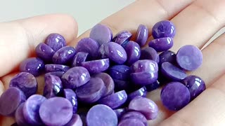 Fantastic high Quality Natural Charoite Round Shape Cabochon Loose Gemstone For Making Jewelry
