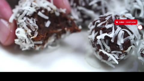 Healthy cacao, Coconut&date balls