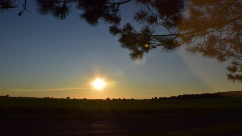 Sunset Timelapse on the Farm