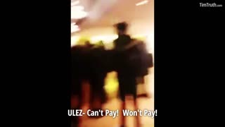 Secret UK Govt Party Celebrating Evil ULEZ Extortion Scheme EXPOSED By Outraged Brits