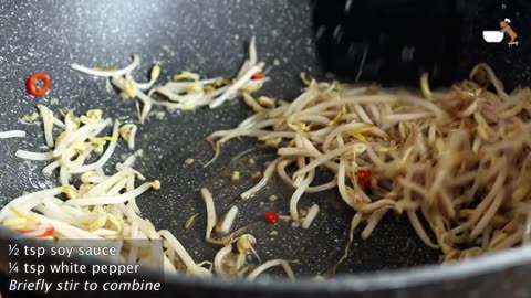 Salted Fish Bean Sprout _ Easy Stir Fry Tauge Recipe