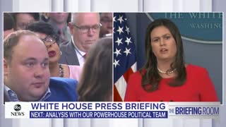April Ryan kept asking question though Sanders had not called on her