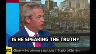 Nigel Farage says that " A growing number of young Muslims in UK dont subscribe to British Values"