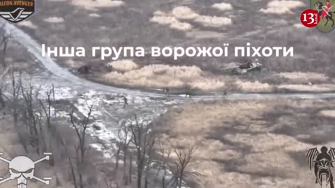 Difficult moments of Russian soldiers who were attacked by drones - They tried to flee