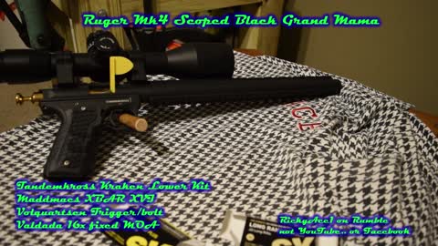 Ruger MK4 - Scoped Black Grand Mamba - .22 pistol