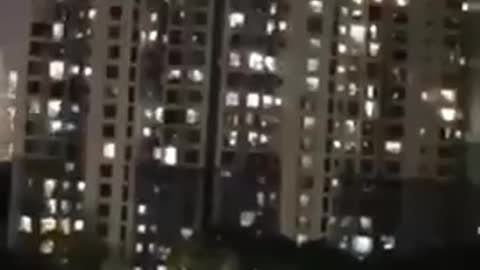 SHANGHAI, CHINA - EERIE - PEOPLE SCREAMING OUT OF WINDOWS AFTER A WEEK OF TOTAL LOCKDOWN