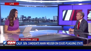 Calif. Senate candidate Mark Meuser discusses issues plaguing state