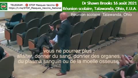 Scary !! Testimony about Vaccins Side Effects from Dr Shawn Brooks !! Traduit en Francais ..