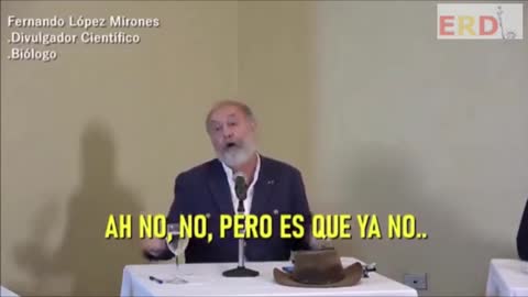 Fernando López Mirones. Biólogo. 'Es todo una inmensa mentira científica'