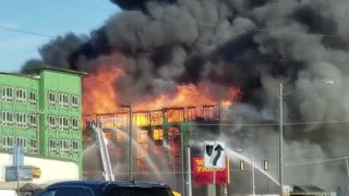 Condominium Burns in Massive Fire