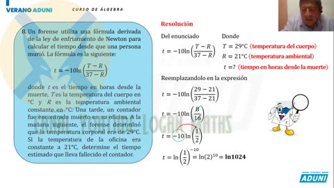 VERANO ADUNI 2022 | Semana 09 | Álgebra