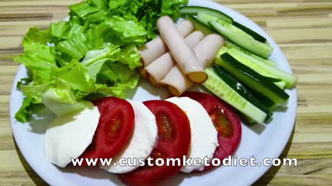 **BEST** Keto Diet Recipe - Caprese Salad Platter