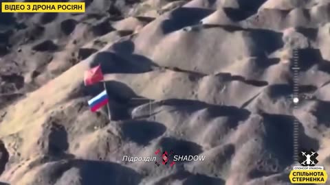 🔥🇺🇦 Ukraine Russia War | Ukrainians Burn Russian Flag Atop Avdiivka Waste Heap Using Drone | RCF