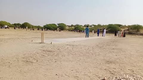 A local village level Cricket match