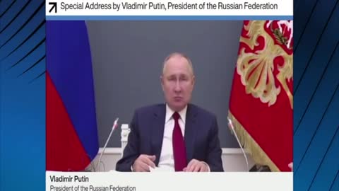 45 minutes video: Putins full address to the World Economic Forum in 2021.