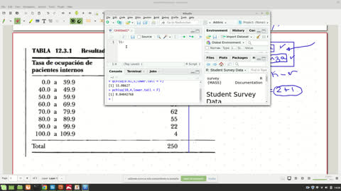 Pruebas con la distribución chi cuadrado utilizando Rstudio