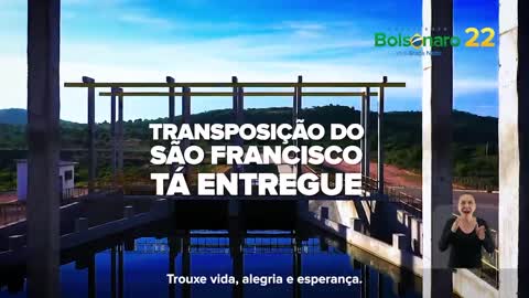 Vídeo barrado pelo STF - Comercial Bolsonaro — Michelle fala sobre transposição do Rio São Francisco