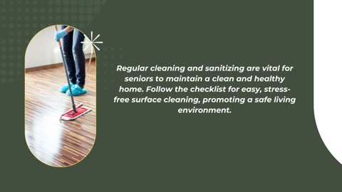 Must-Have House Cleaning Checklist For Seniors