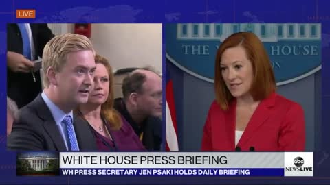 Jen Psaki and Peter Doocy Battle, Psaki Claims GOP Defunded the Police