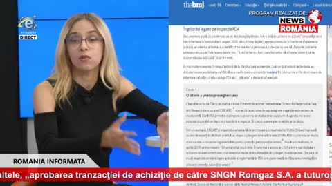 România informată (News România; 03.11.2021)