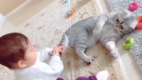 Funny baby clip