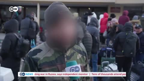 Volunteer fighters travel to Ukraine to join the fight against Russia | DW News