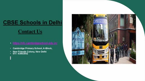 Cbse Schools in Delhi