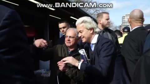 PVV Geert Wilders in Den Haag