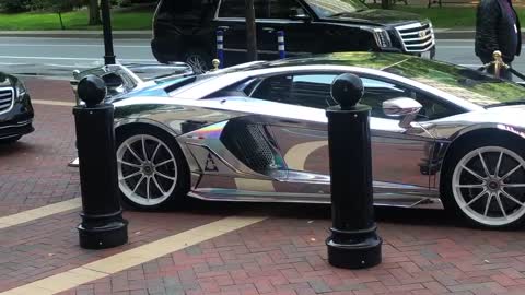 Chromed Out Lamborghini Aventador Boston, MA!