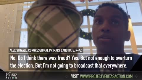 Alex Stovall " caught on camera " by project veritas says"I don’t have respect for Candace Owens