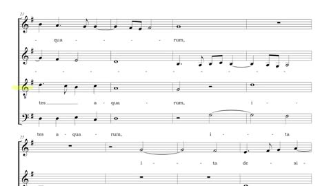 Sicut Cervus (Palestrina) Practice Track: TENOR Predominant