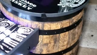 Jack Daniel's Whiskey barrel arcade by 705Arcade